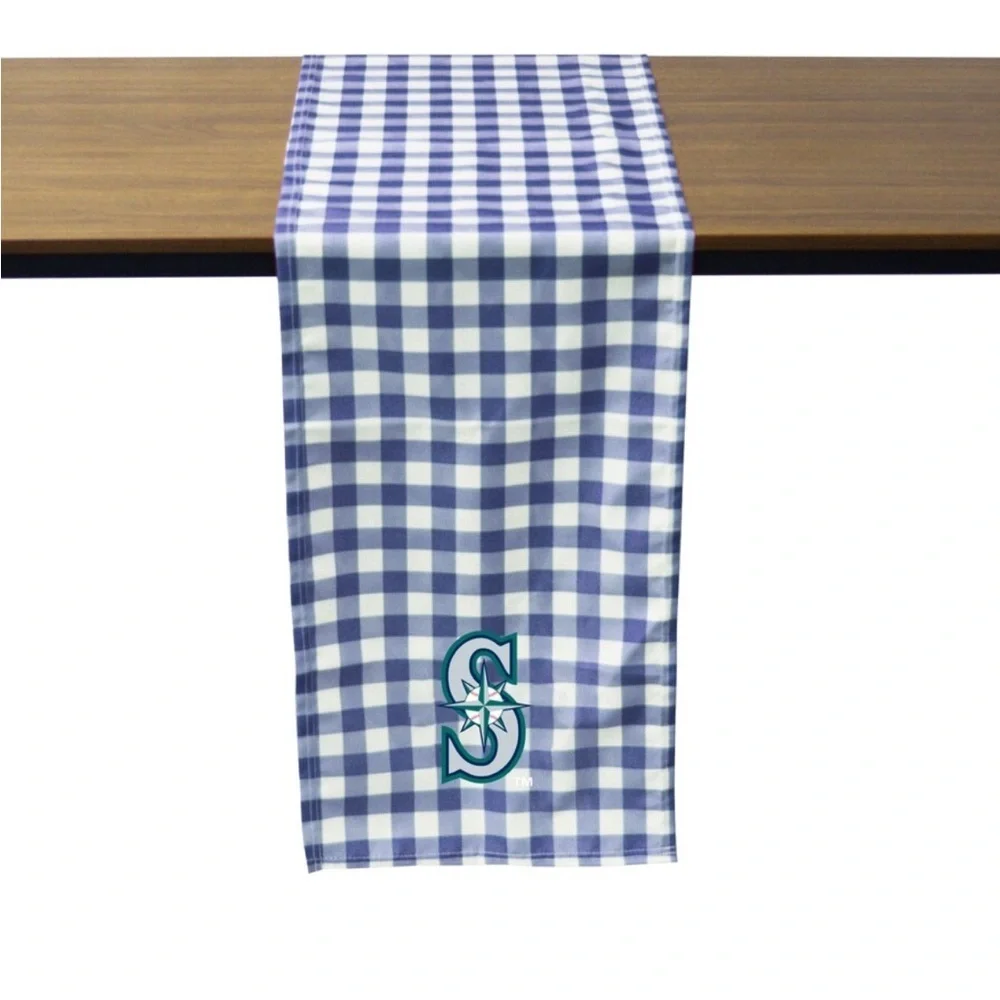 Seattle Mariners 14”x 72” Checkered Table Runner
